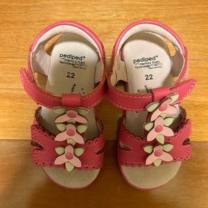 Pediped Flex Toddler Girls Sandals Size 22
